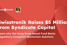 swisstronik-secures-$5m-investment-from-syndicate-capital,-signalling-demand-for-blockchain-compliance-solutions