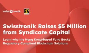 swisstronik-secures-$5m-investment-from-syndicate-capital,-signalling-demand-for-blockchain-compliance-solutions